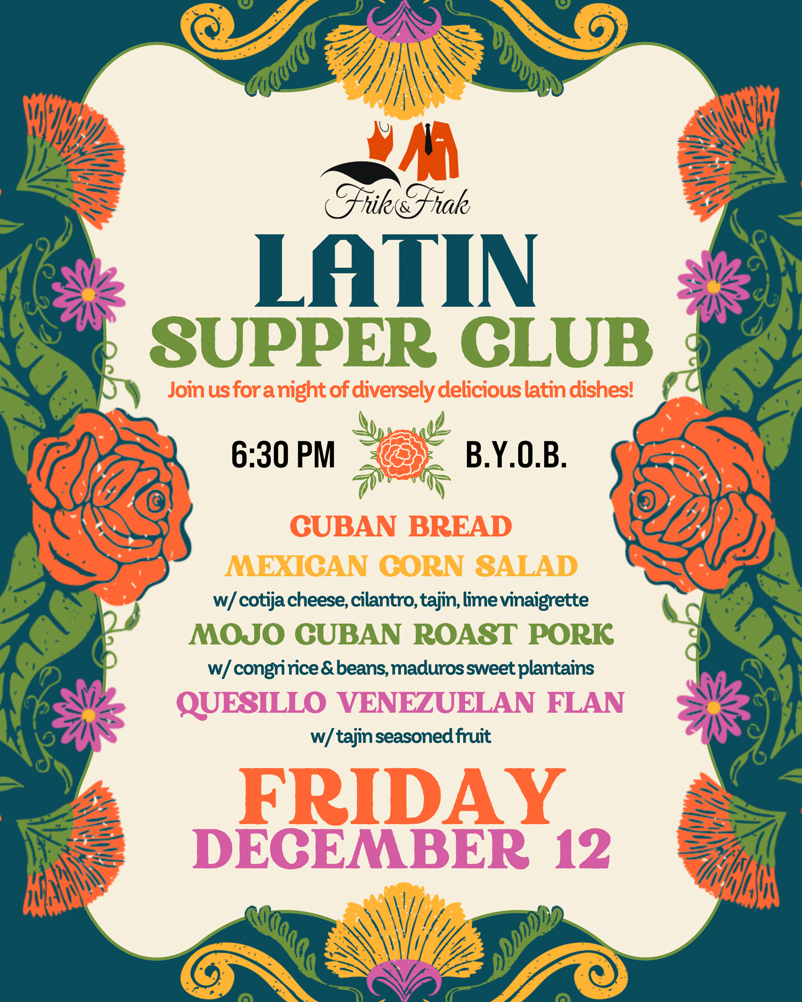 LATIN SUPPER CLUB - December 12 2025