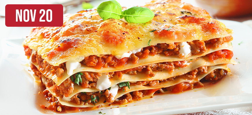 Lasagna - November 20